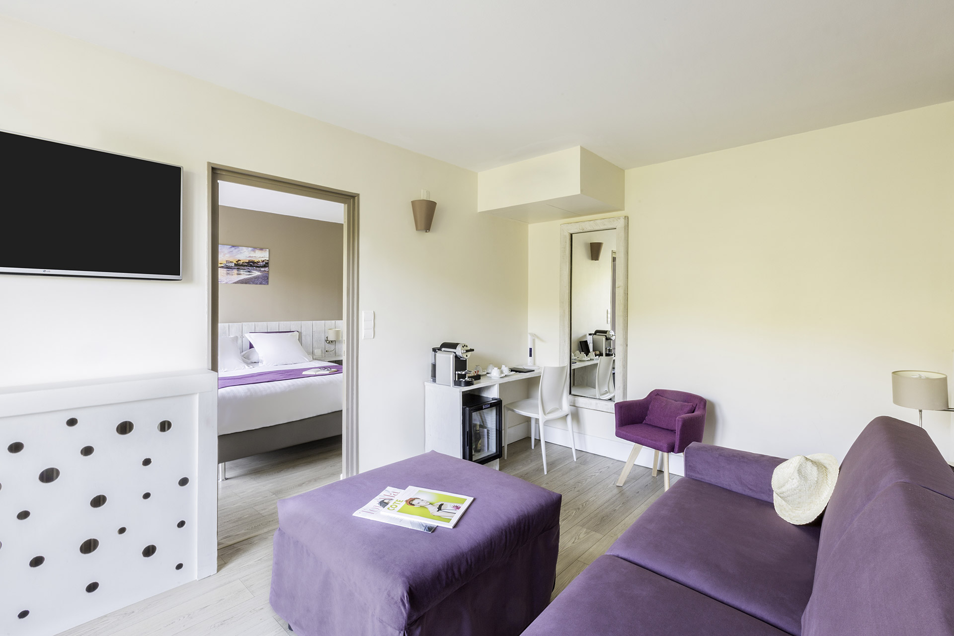 Chambre familliale hotel cassis